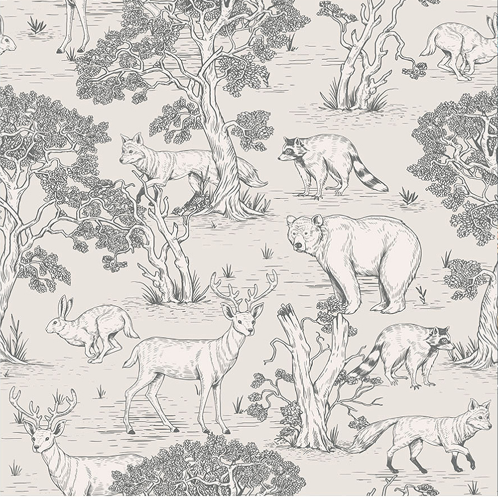 Vintage Animals Forest Peel an - Wedding Zoo avis et prix