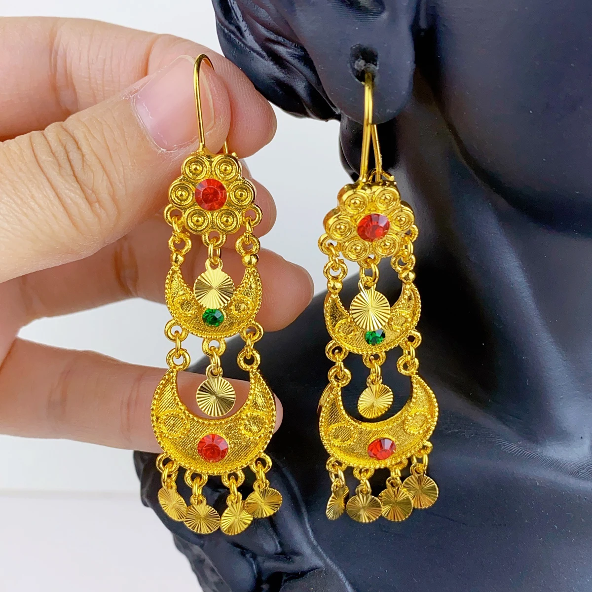 Indian Drop Dangle Earrings Je - Indian Wedding Supply avis et prix
