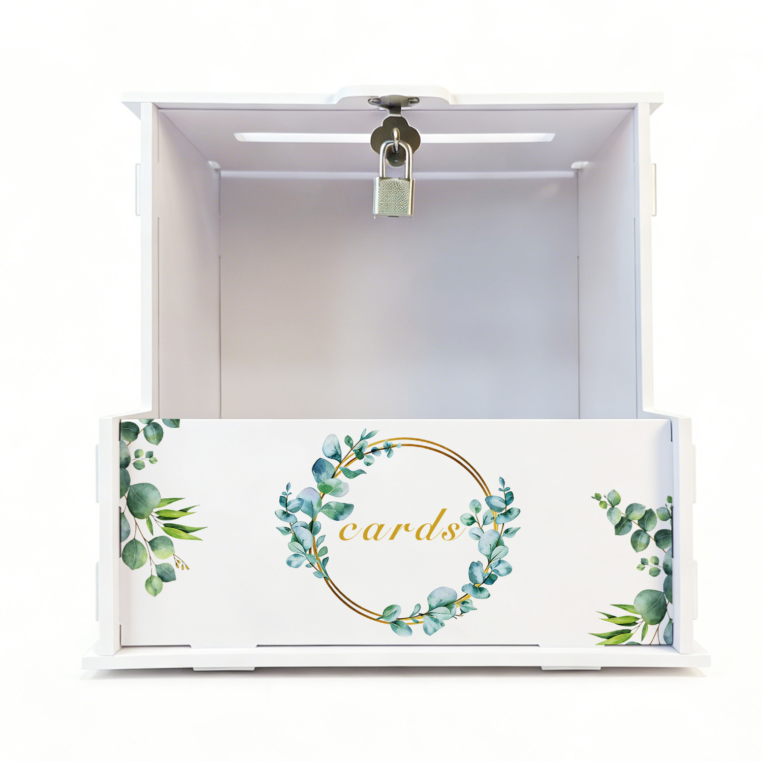 White PVC Wedding Card Boxes w - Wedding Favor Box avis et prix