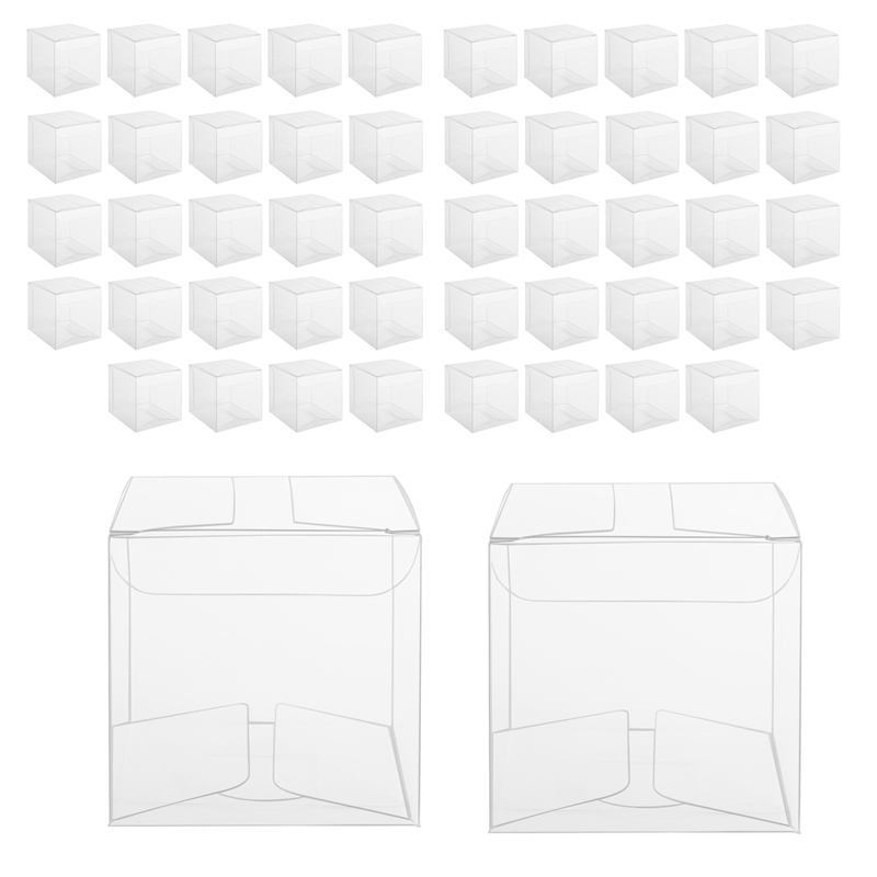 50Pcs Clear Plastic Boxes for  - Wedding Favor Box avis et prix