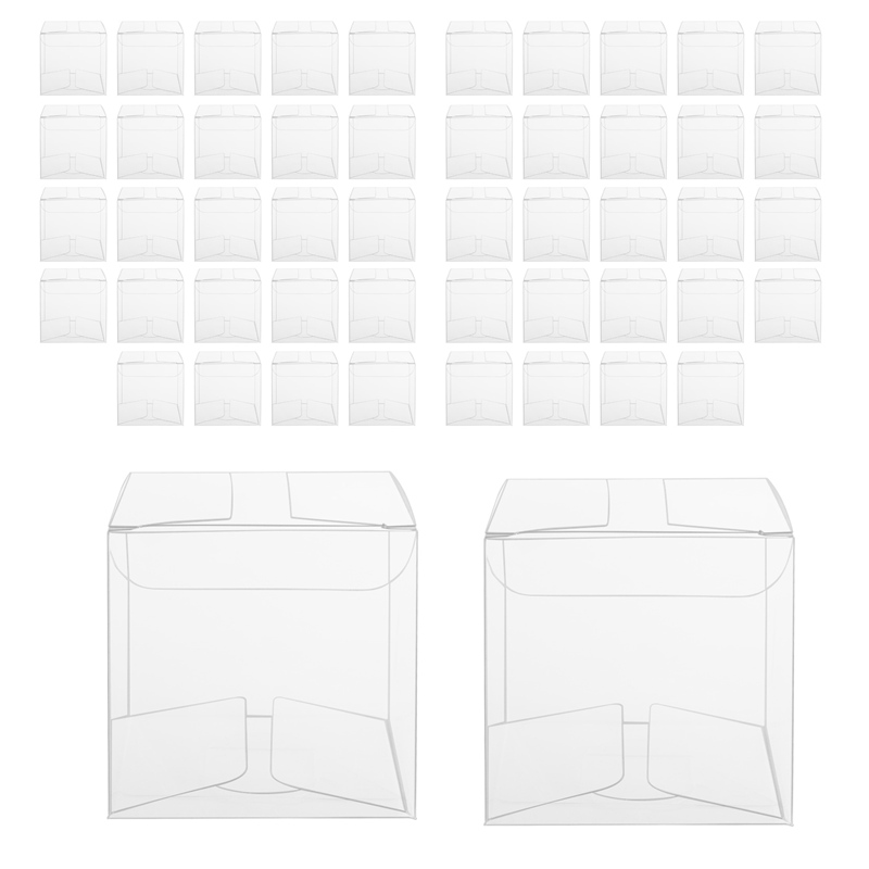 50Pcs Clear Plastic Boxes for  - Wedding Favor Box avis et prix