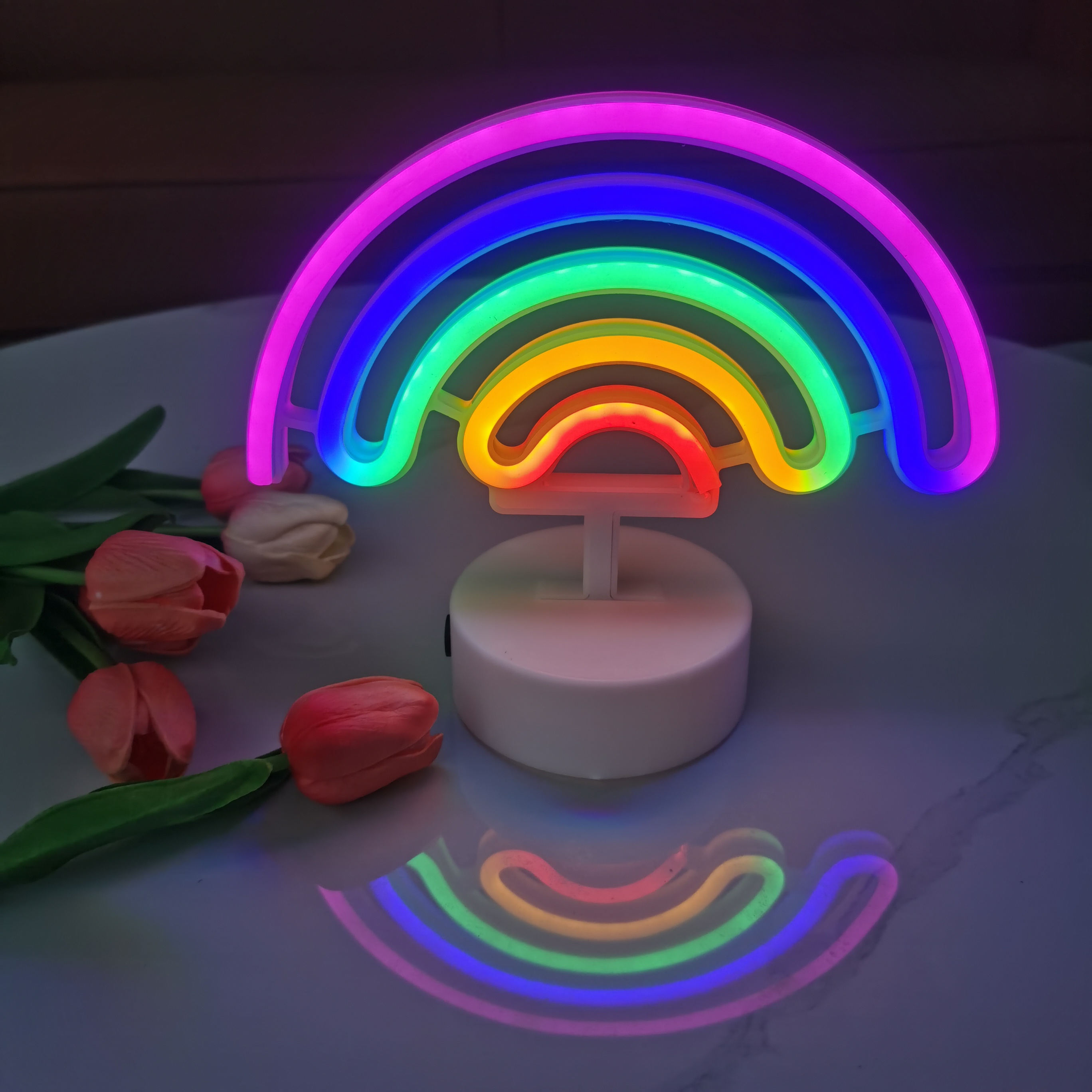 Cute Rainbow Neon Lights, USB  - Wedding Power Supply avis et prix