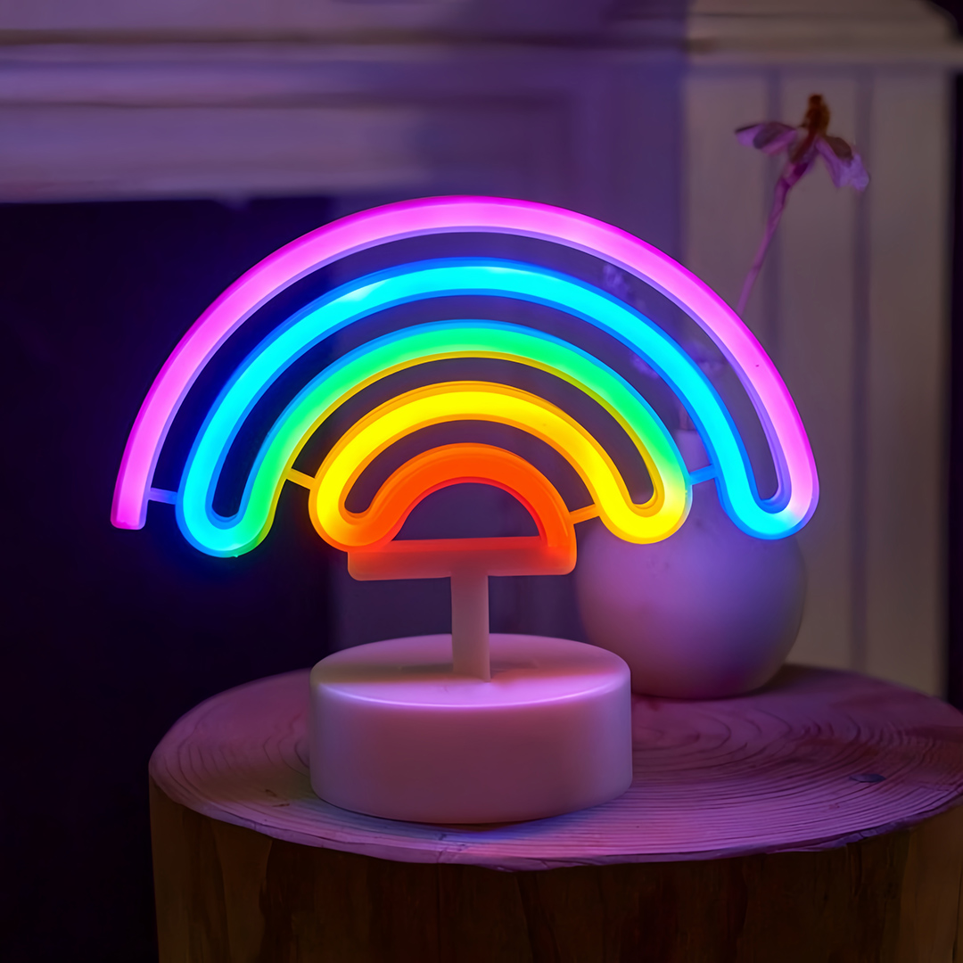 Cute Rainbow Neon Lights, USB  - Wedding Power Supply avis et prix