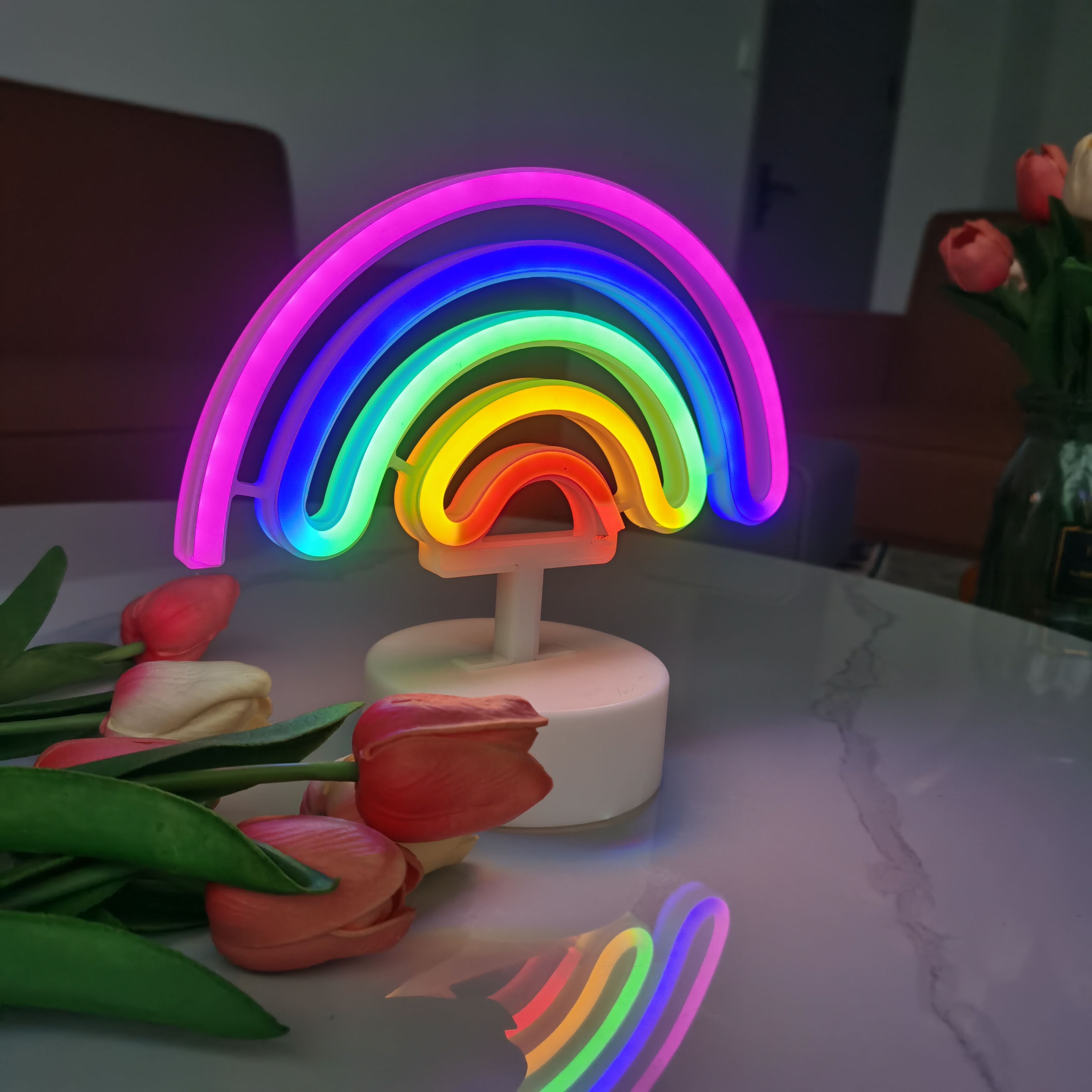 Cute Rainbow Neon Lights, USB  - Wedding Power Supply avis et prix