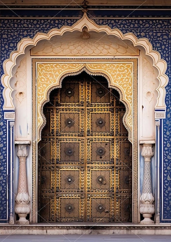 Indian Arch Door Haldi Mehendi - Indian Wedding Supply avis et prix