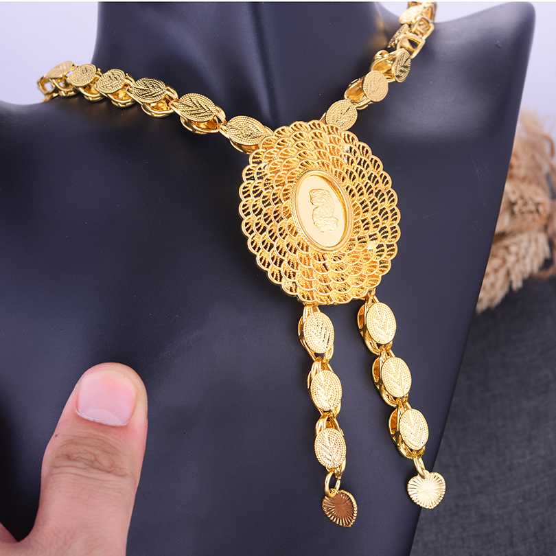 Dubai 24K Gold Color Jewelry S - Indian Wedding Supply avis et prix