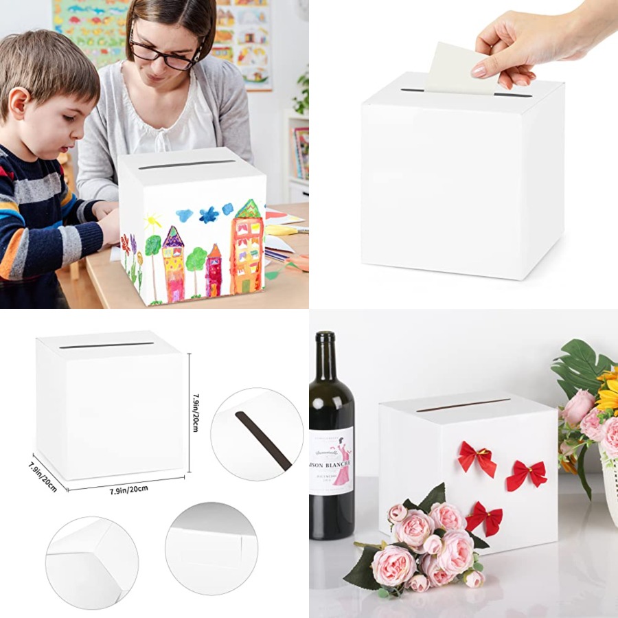 White Card Box Wedding Favors  - Wedding Favor Box avis et prix