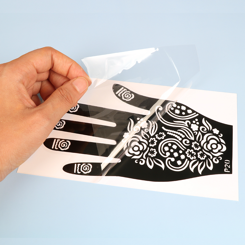 2pcs Henna Tattoo Stencils Tem - Indian Wedding Supply avis et prix