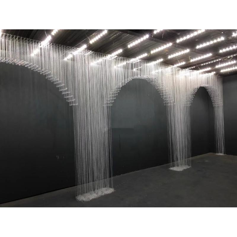 340 CM Acrylic Beads Curtain C - Wedding Backdrop Curtain avis et prix