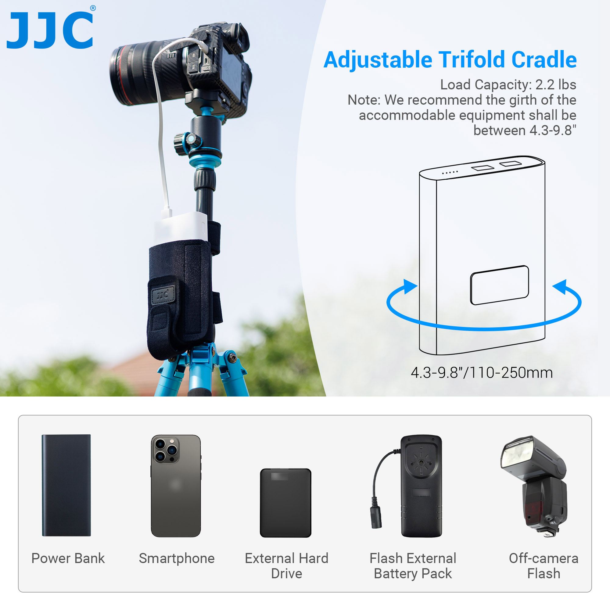 JJC Equipment Mounting Strap C - Wedding Power Supply avis et prix