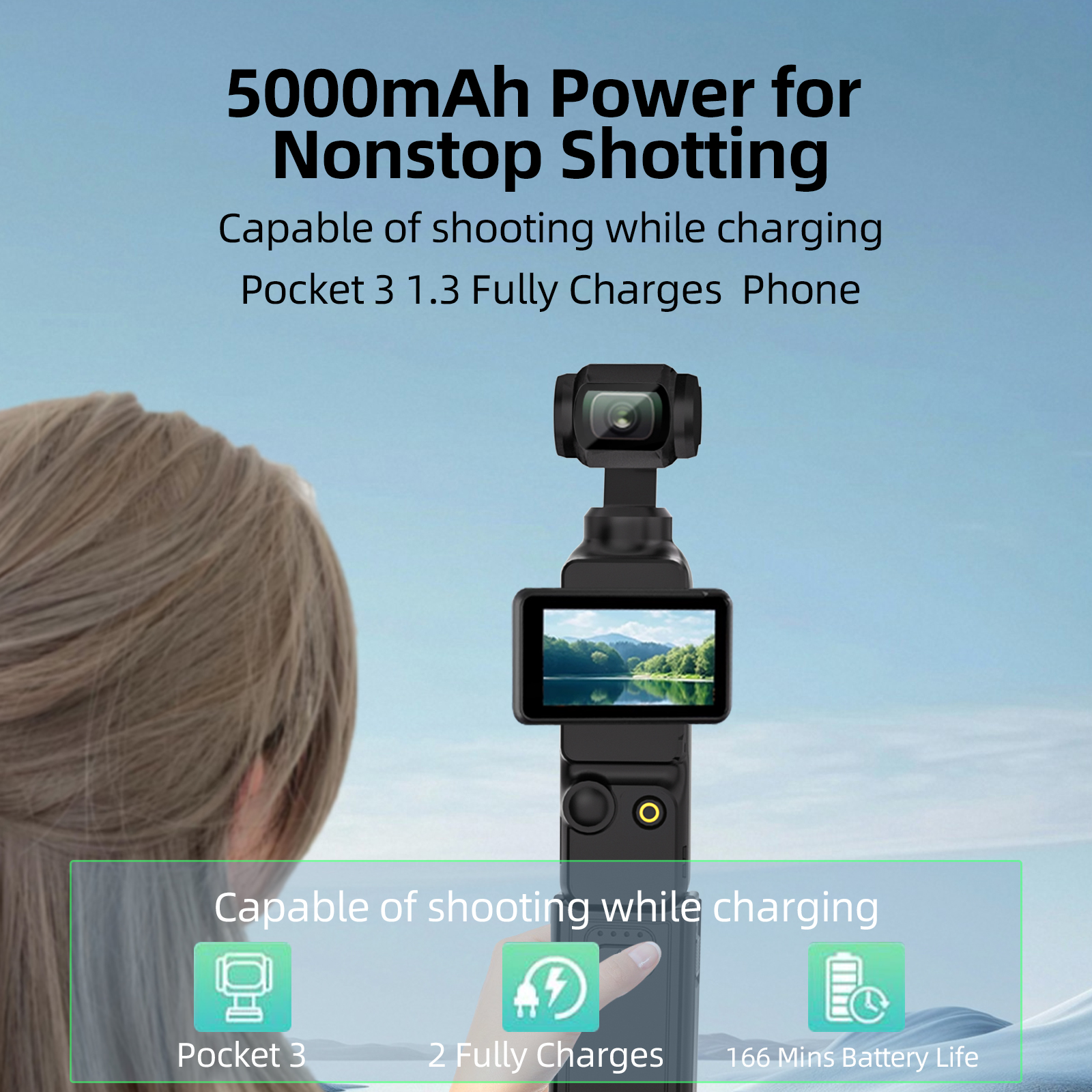 Action Camera Charging Handle  - Wedding Power Supply avis et prix