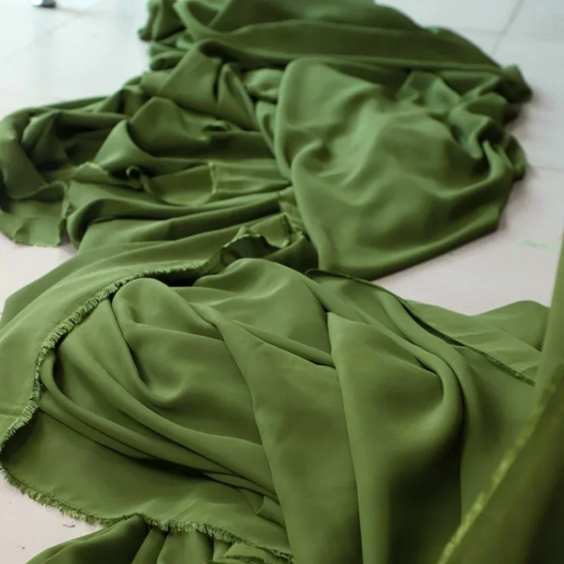 Olive Avocado Green Chiffon Fa - Wedding Backdrop Curtain avis et prix