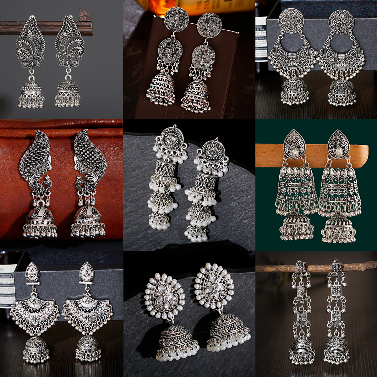 Retro Ethnic Silver Color Turk - Indian Wedding Supply avis et prix