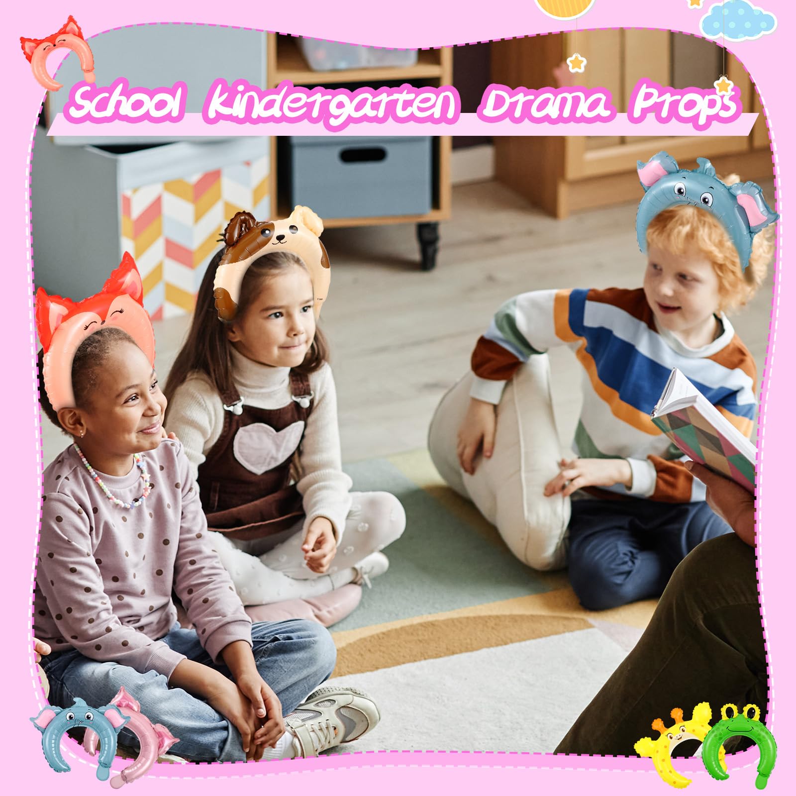 24 Pcs Farm Zoo Animal Inflata - Wedding Zoo avis et prix