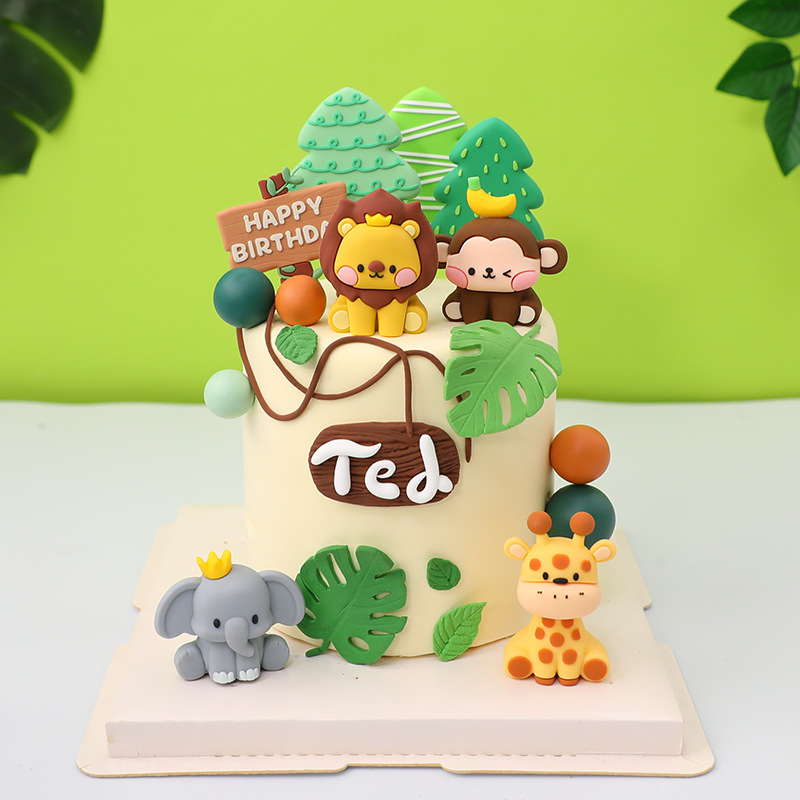 New Forest Jungle Animals Cake - Wedding Zoo avis et prix