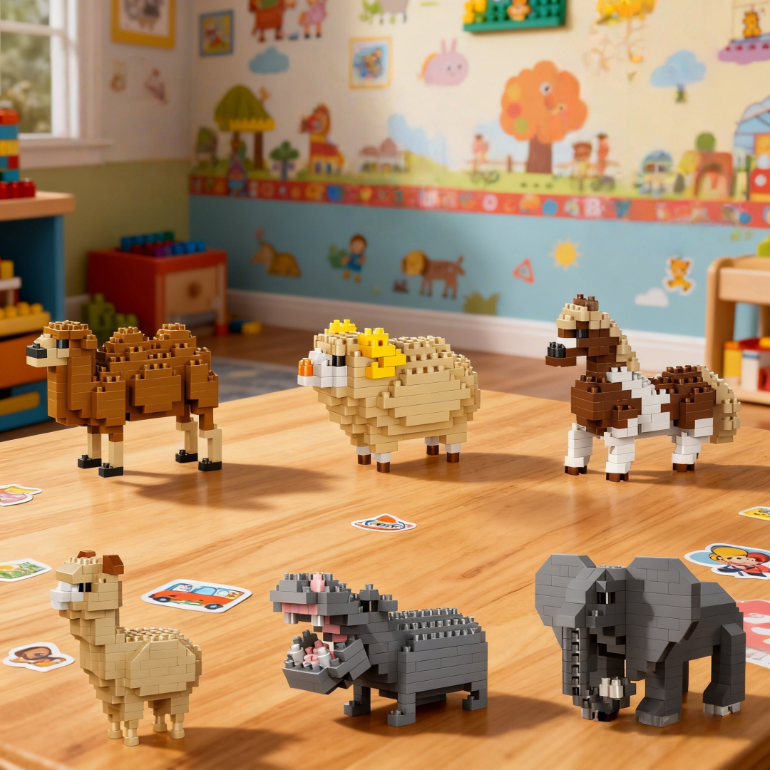 3D Mini Zoo Micro Building Blo - Wedding Zoo avis et prix