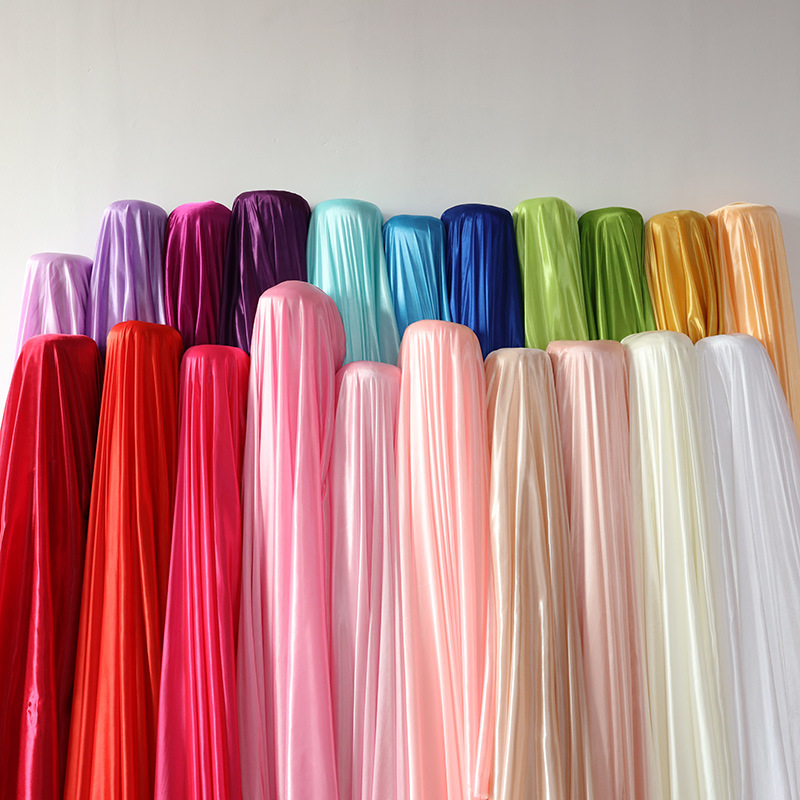 Pearlescent Ice Silk Satin Fab - Wedding Backdrop Curtain avis et prix