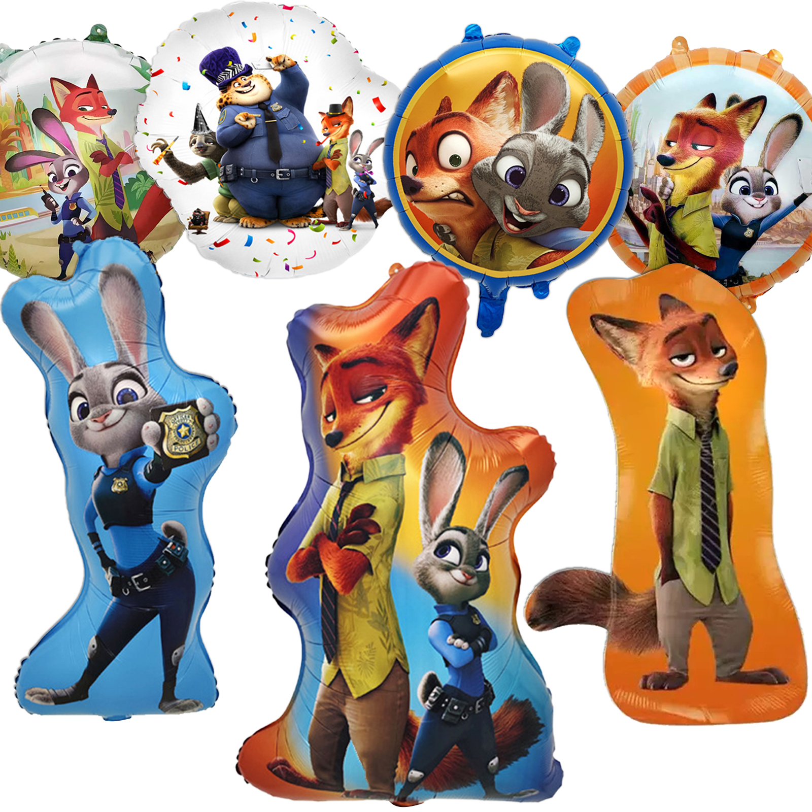 7Pcs Cartoon Figure Decoration - Wedding Zoo avis et prix