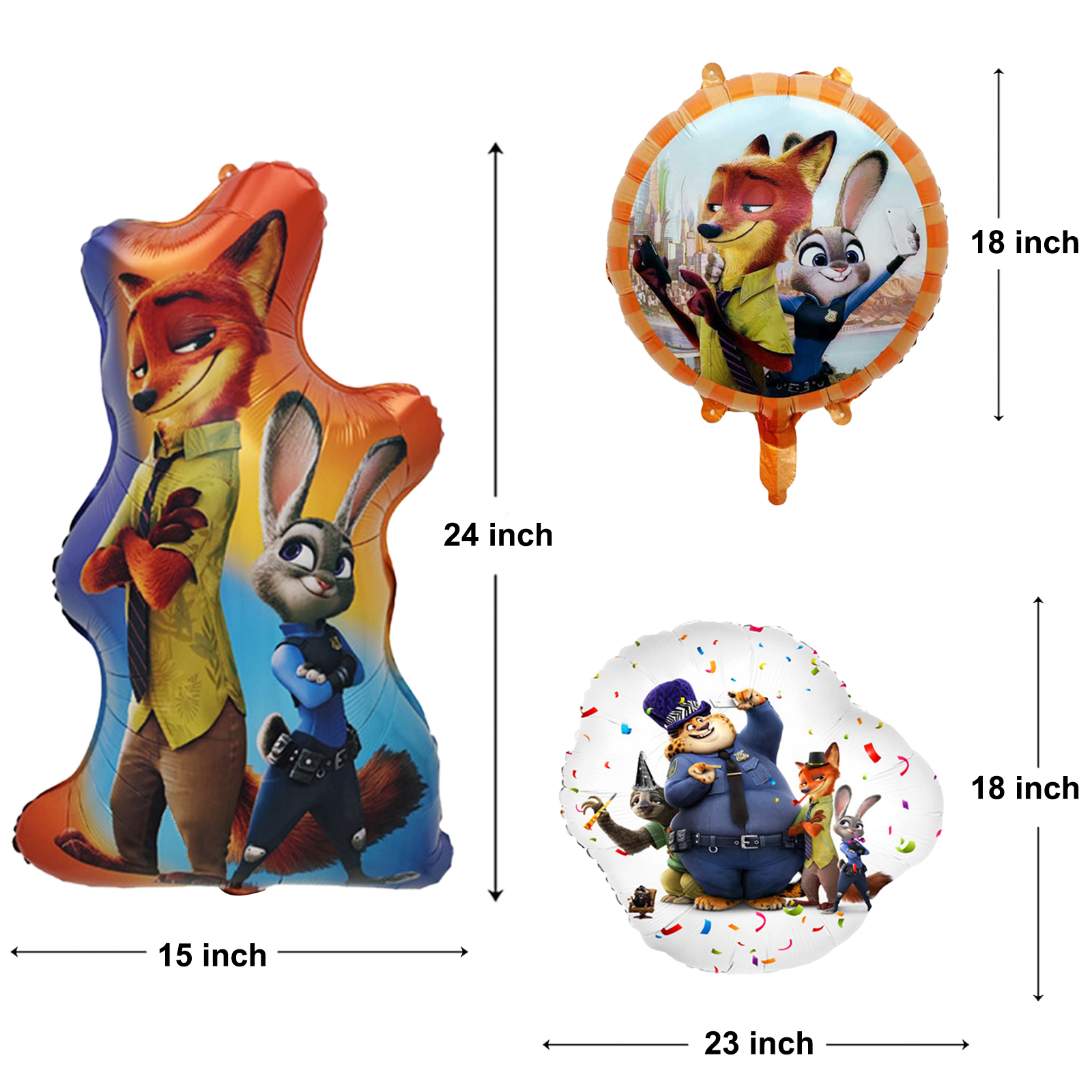 7Pcs Cartoon Figure Decoration - Wedding Zoo avis et prix