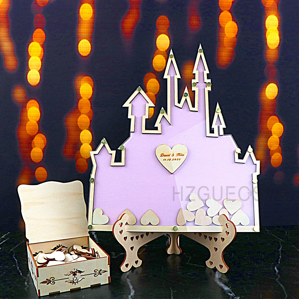 Personalized  Castle Guest Boo - Wedding Favor Box avis et prix