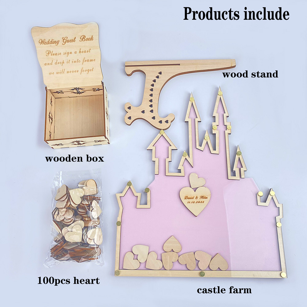 Personalized  Castle Guest Boo - Wedding Favor Box avis et prix
