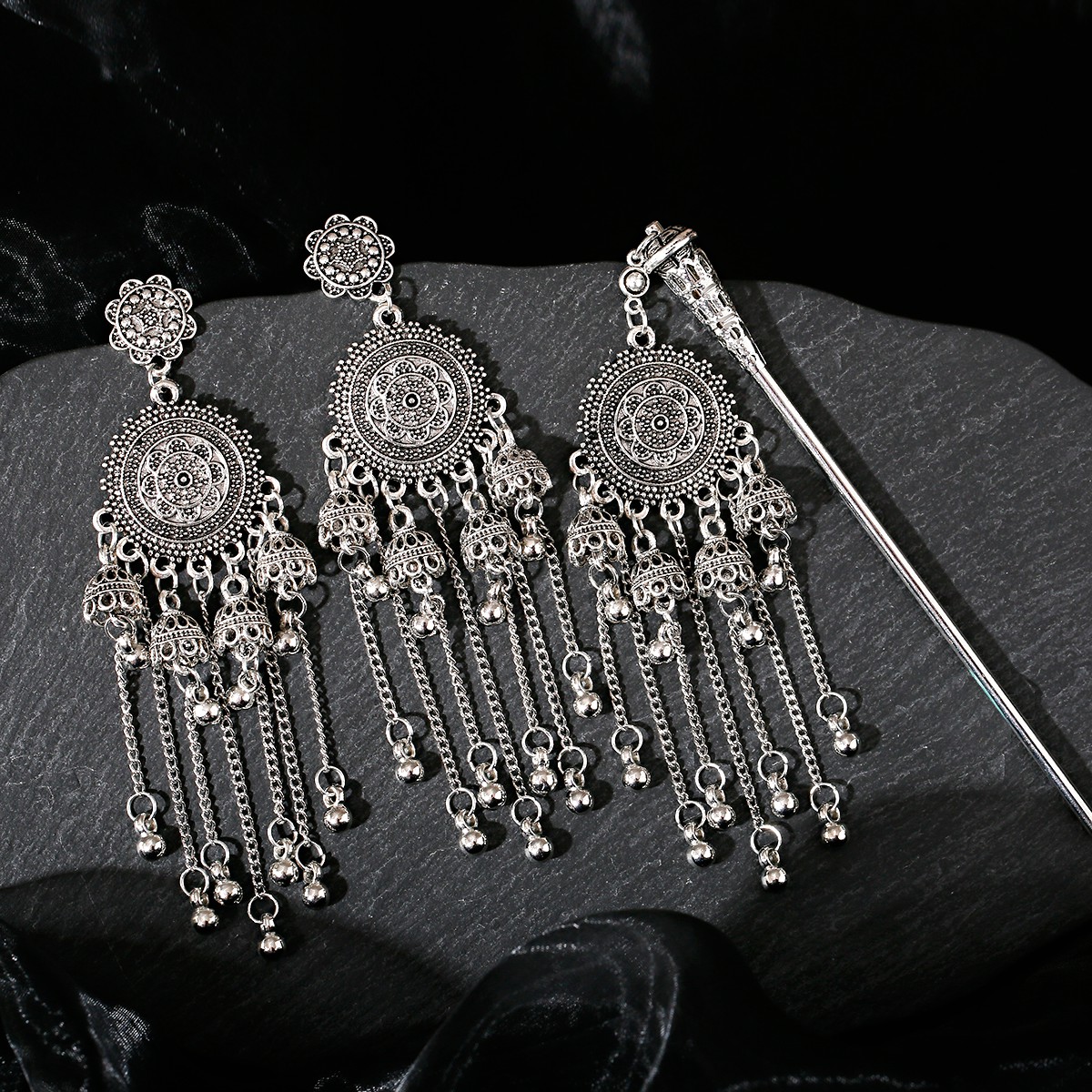 Chain Pendientes Earring And H - Indian Wedding Supply avis et prix