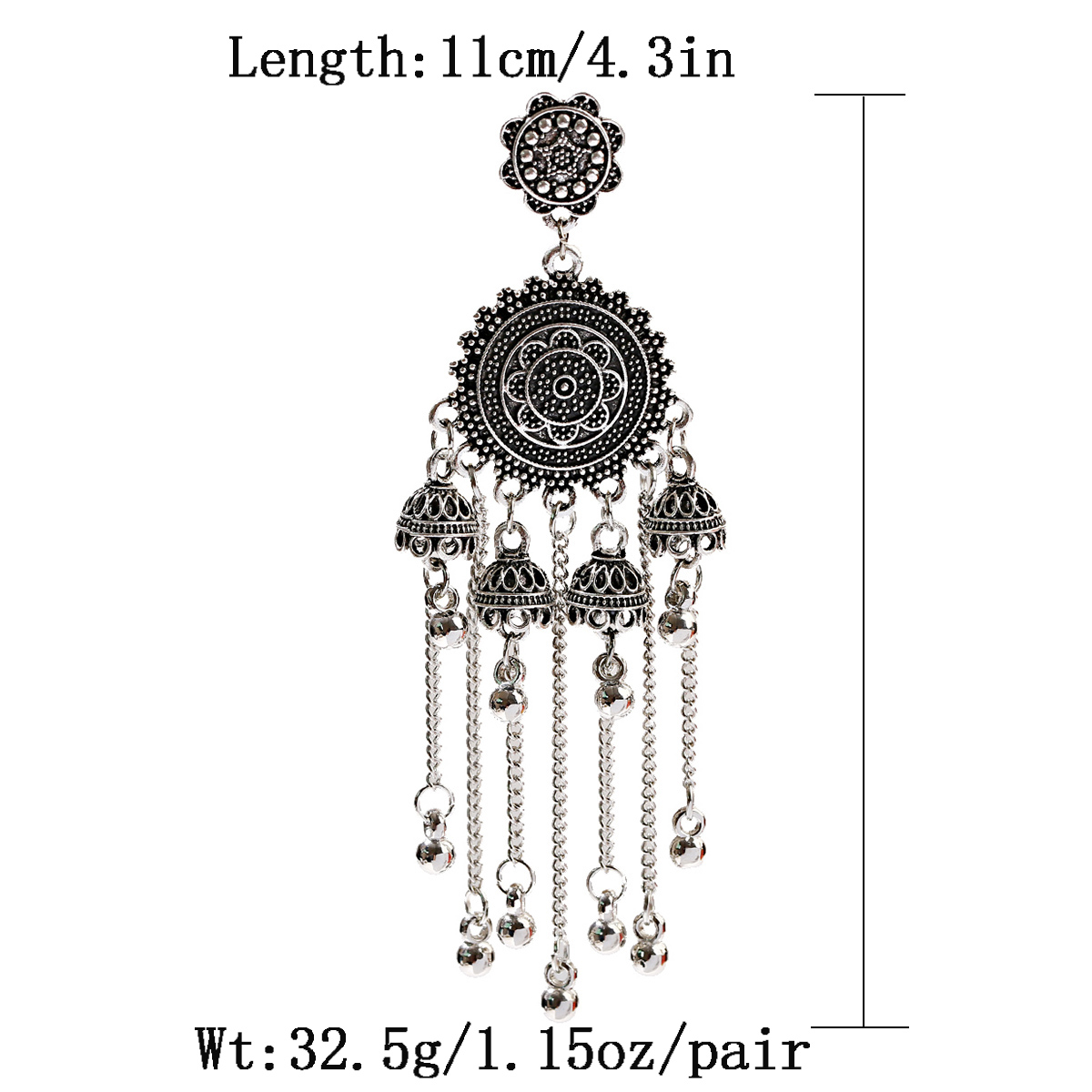Chain Pendientes Earring And H - Indian Wedding Supply avis et prix