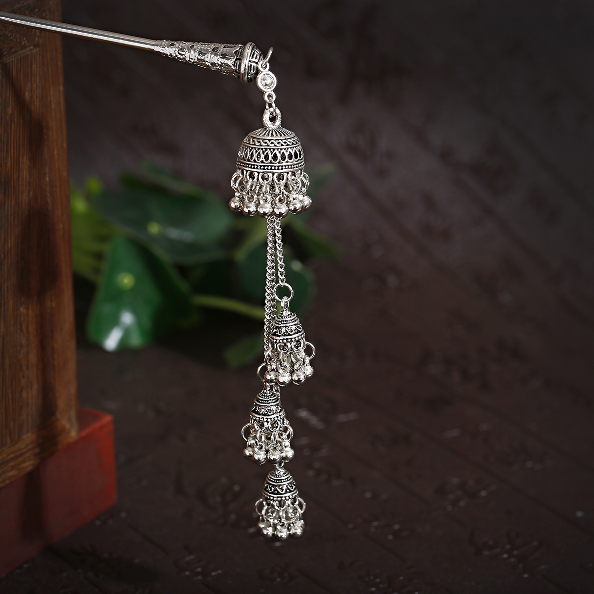 2pcs Vintage Long Tassel Earri - Indian Wedding Supply avis et prix